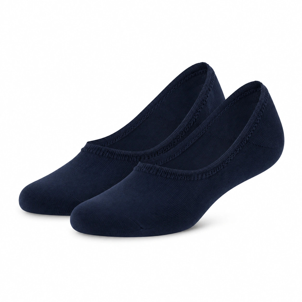 Füßlinge 39-42 aus Textil in Dunkelblau - elastische Sneaker Socken