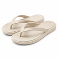 Zehentrenner 38/39 aus Synthetik in Creme für Freizeit und Strand